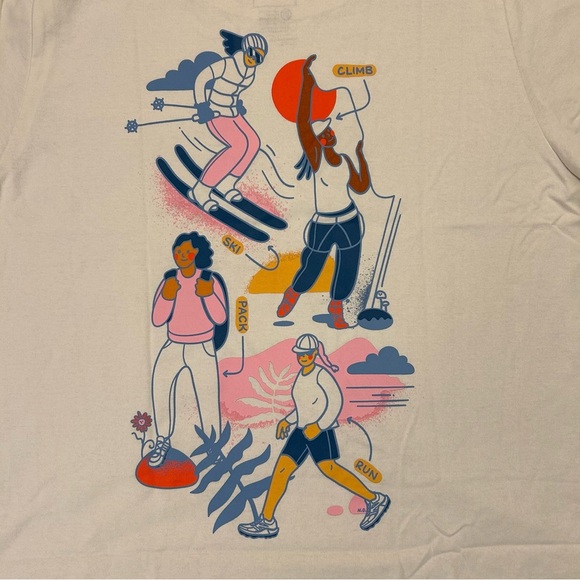 The North Face Women's White Tee Plus Size 2X Short Sleeves Crew Neck NWT $35 - Picture 7 of 16